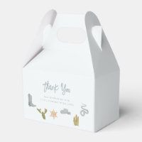 Baby shower occidental bleu cowboy