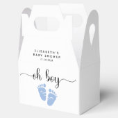 Ballotins Baby shower Oh Boy Blue Feet (Ouvert)