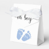 Ballotins Baby shower Oh Boy Blue Feet (Verso)
