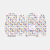 Ballotins Baby shower orage nuage arc-en-ciel points (Déplié)