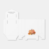 Ballotins Baby shower Orange Citrouille Fall Leaves (Déplié)