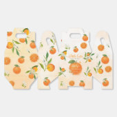 Ballotins Baby shower orange doux aux agrumes (Déplié)
