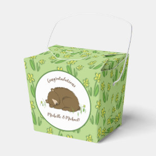 Ballotins Baby shower Ours Brown Animaux de forêt