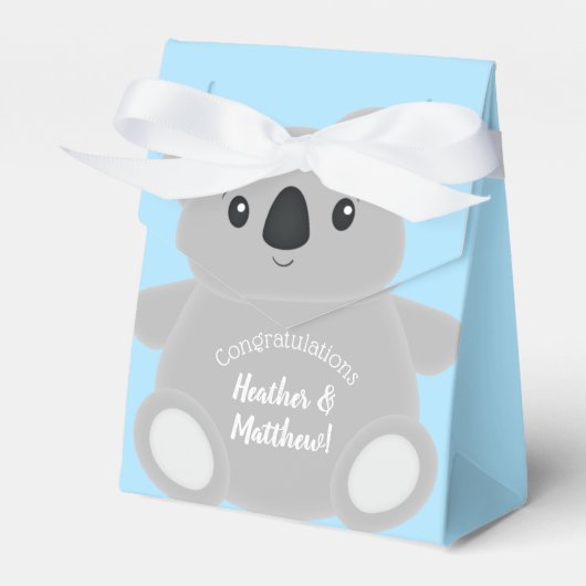 Ballotins Baby shower Ours de Koala (Verso)