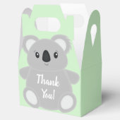 Ballotins Baby shower Ours Koala Vert (Ouvert)
