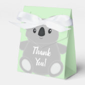 Ballotins Baby shower Ours Koala Vert (Verso)