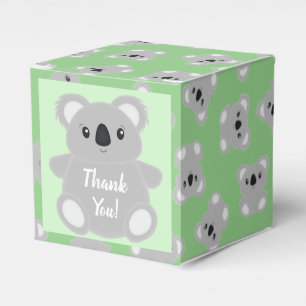 Ballotins Baby shower Ours Koala Vert