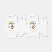 Ballotins Baby shower Ours mignon et ballons (Déplié)