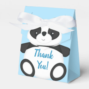 Ballotins Baby shower Ours Panda Bleu