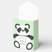 Ballotins Baby shower Ours Panda Vert (Ouvert)