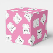 Ballotins Baby shower Ours rose (Arrière)