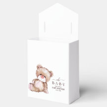 Baby shower Ours Teddy, Baby shower Ours Rose Fill