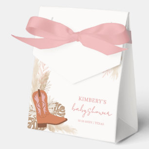 Ballotins Baby shower Pampas Boot Boho Rose Elegant Boho