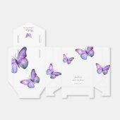 Ballotins Baby shower papillon Élégant Script Merci (Déplié)