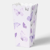 Ballotins Baby shower papillon pourpre Popcorn (Verso)