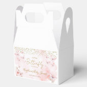 Ballotins Baby shower Papillon rose Fille Favoriser les boît (Ouvert)