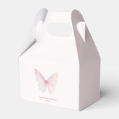 Ballotins "Baby shower papillon rose Pastel (Verso)