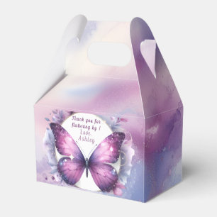 Ballotins Baby Shower Papillon Violet  Merci