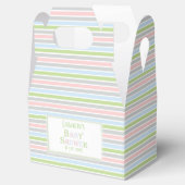 Ballotins Baby shower Pastel Stripes (Ouvert)