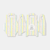 Ballotins Baby shower Pastel Stripes (Déplié)