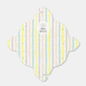 Ballotins Baby shower Pastel Stripes (Déplié)