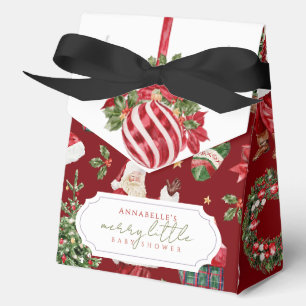 Ballotins Baby Shower Petite Fête Ornement Rouge