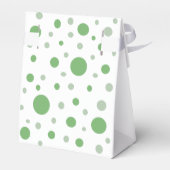 Ballotins Baby shower photo Cercles verts (Arrière)