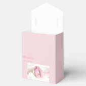 Ballotins Baby shower photo rose (Ouvert)