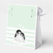 Ballotins Baby shower Pingouin mignon (Arrière)