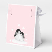 Ballotins Baby shower Pingouin mignon (Arrière)