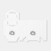 Ballotins Baby shower Pingouin mignon (Déplié)