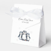 Ballotins Baby shower Pingouin mignon (Verso)