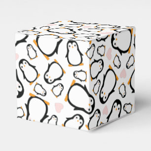 Ballotins Baby shower Pingouin mignon fille rose