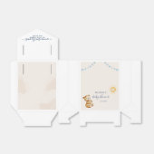 Ballotins Baby shower pour garçons d'ours et de soleil (Déplié)