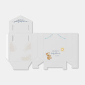 Ballotins Baby shower pour garçons d'ours et de soleil (Déplié)