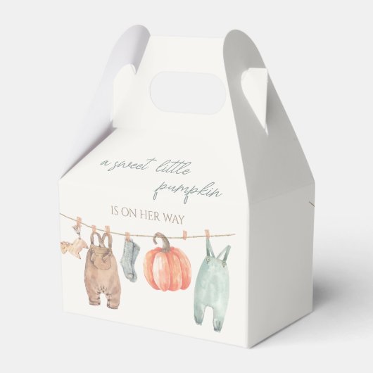 Ballotins Baby shower pour petits Citrouilles (Arrière)