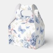 Ballotins Baby shower pour petits papillons d'or (Arrière)