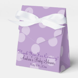 Ballotins Baby shower pourpre de point de polka