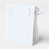 Ballotins Baby shower Preppy Stripes Blue Bow (Arrière)