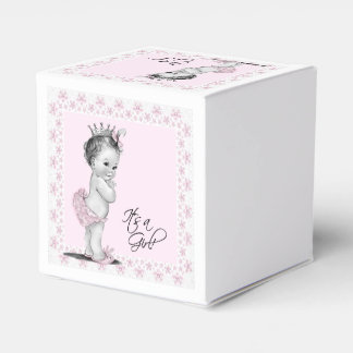 Ballotins Baby shower Princesse rose vintage