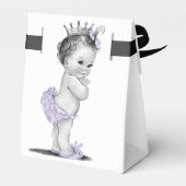 Ballotins Baby shower Princesse violette (Arrière)