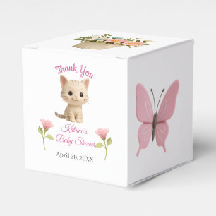 Ballotins Baby shower Purr-fect bébé fille chaton