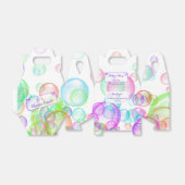 Ballotins Baby shower Rainbow Soap Bubbles (Déplié)