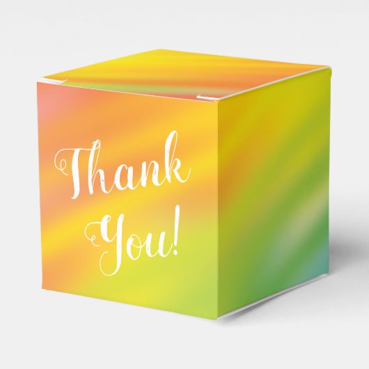 Ballotins Baby shower Rainbow Tie Dye (Verso)