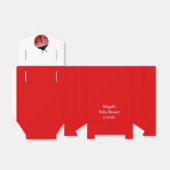 Ballotins Baby shower Red Ladybug personnalisé (Déplié)