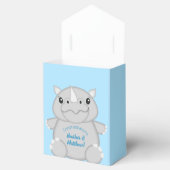 Ballotins Baby shower Rhino bleu (Ouvert)