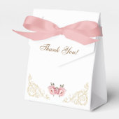 Ballotins Baby shower Rococo Rococo Rococo Fleurs Vintages (Verso)