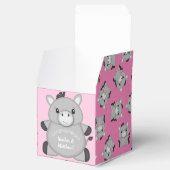 Ballotins Baby shower rose âne (Ouvert)
