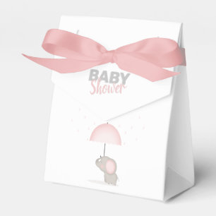 Ballotins Baby shower rose bébé éléphant