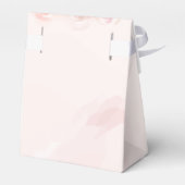 Ballotins Baby shower Rose bébé en fleurs aquarelle (Arrière)